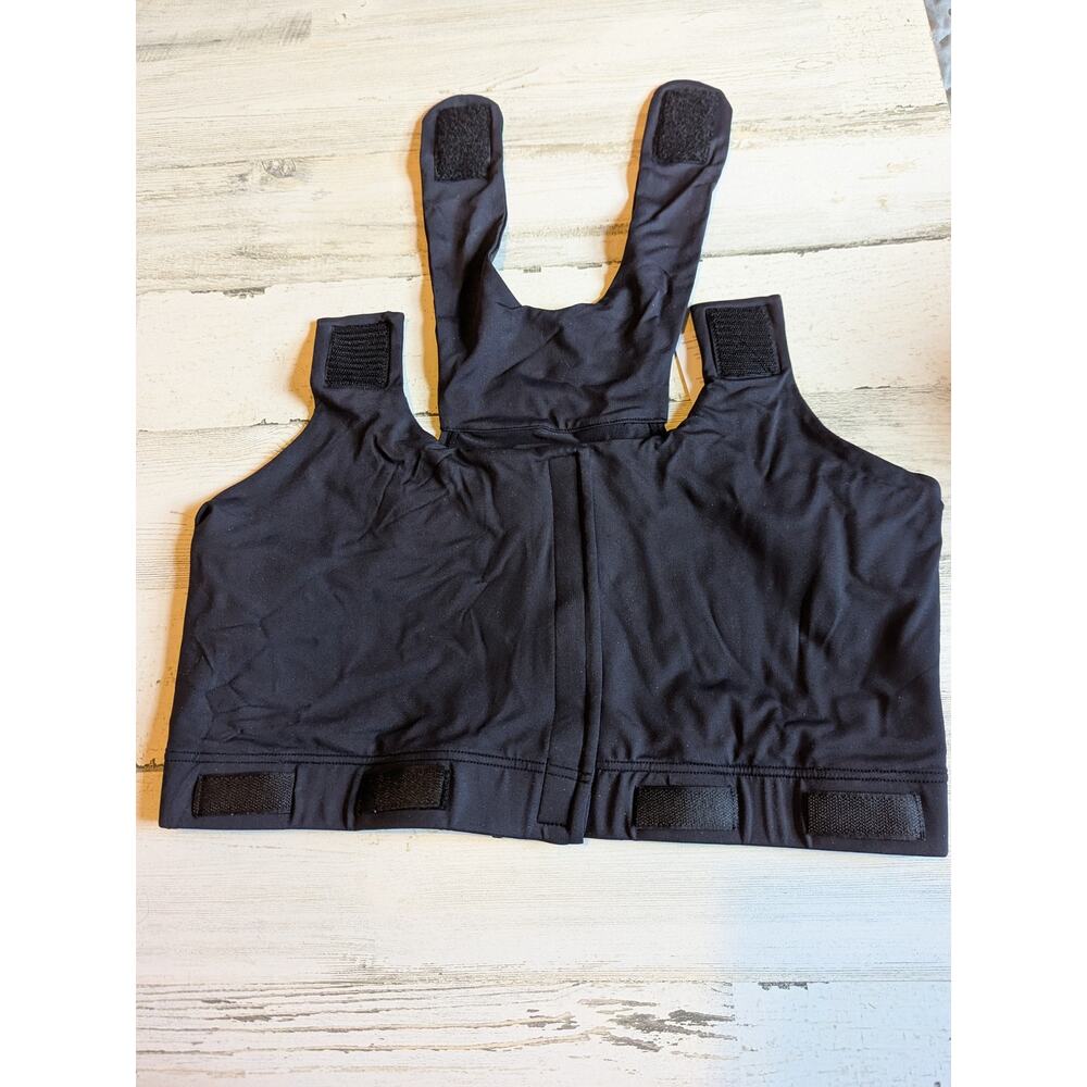 Heart & Core Women's Serena Black Post-Surgical Bra XXL No Puffs NEW - Picture 5 of 9